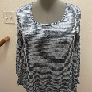 NWT Misses Sonoma Long sleeves, crew neck top tunica Size M